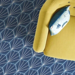 Palm Springs Blue Hexagon Tile -Decor Surface Shop hhpsbl