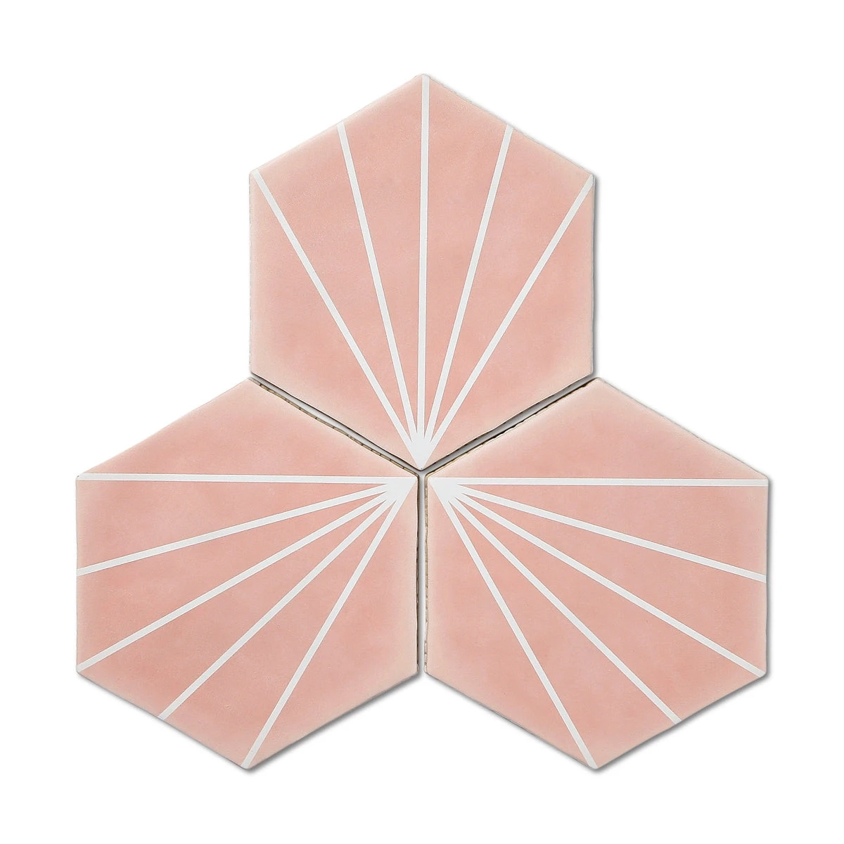 Palm Springs Pink Hexagon Tile 4 Palm Springs Pink Hexagon Tile - Image 4
