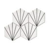 Palm Springs White Hexagon Tile