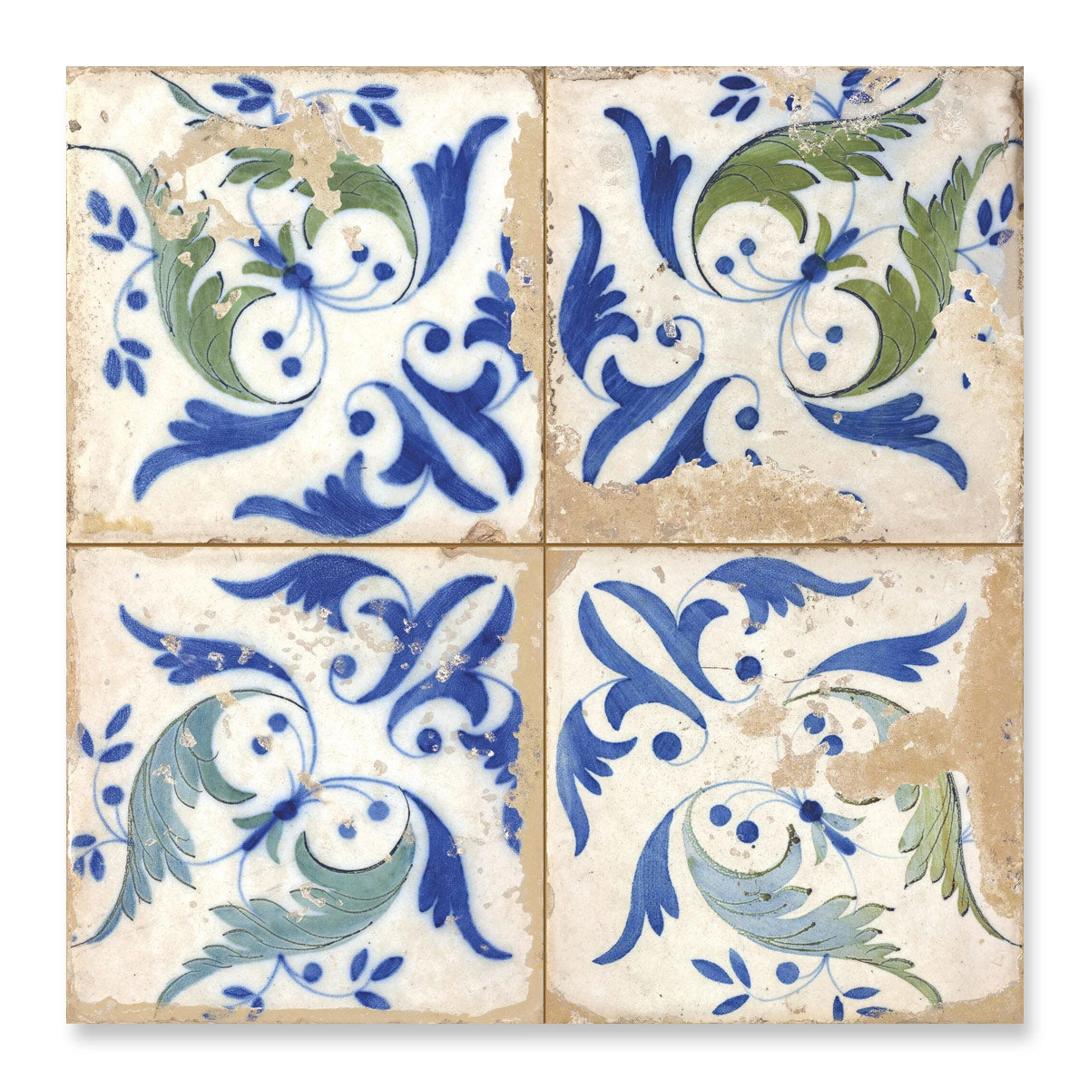 Lisbon Flora Patterned Tile 1 Lisbon Flora Patterned Tile