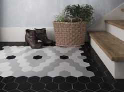 Mono White Hexagon Tile -Decor Surface Shop mono 1