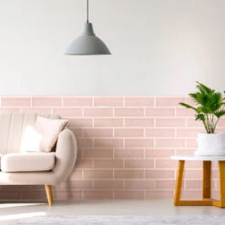 Ripples Pink Wall Tile
