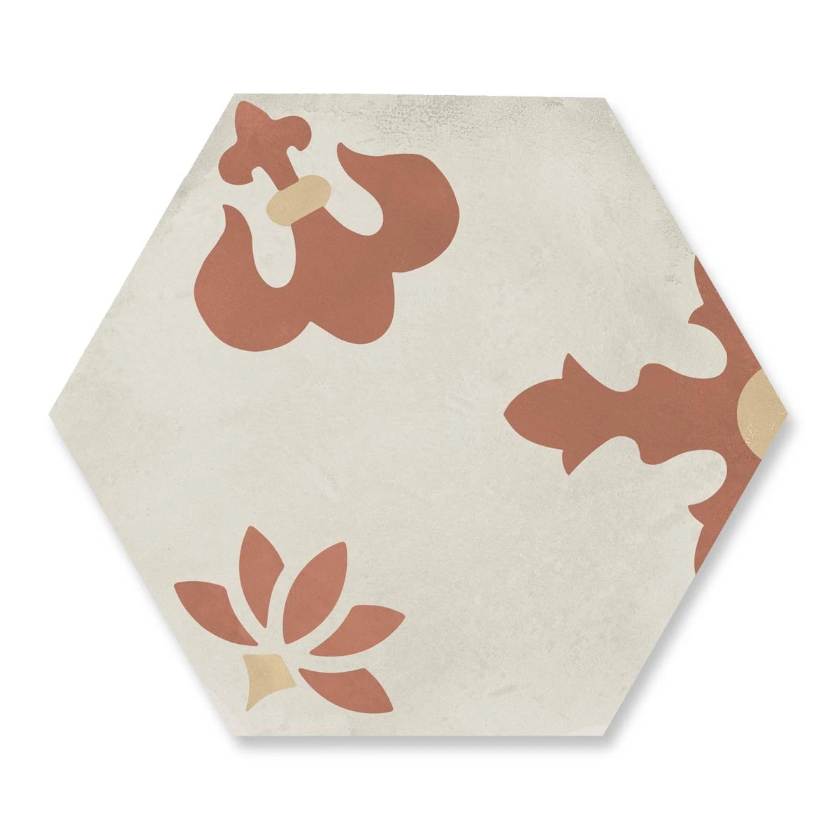 Sunset Lily Hexagon Tile 3 Sunset Lily Hexagon Tile - Image 3