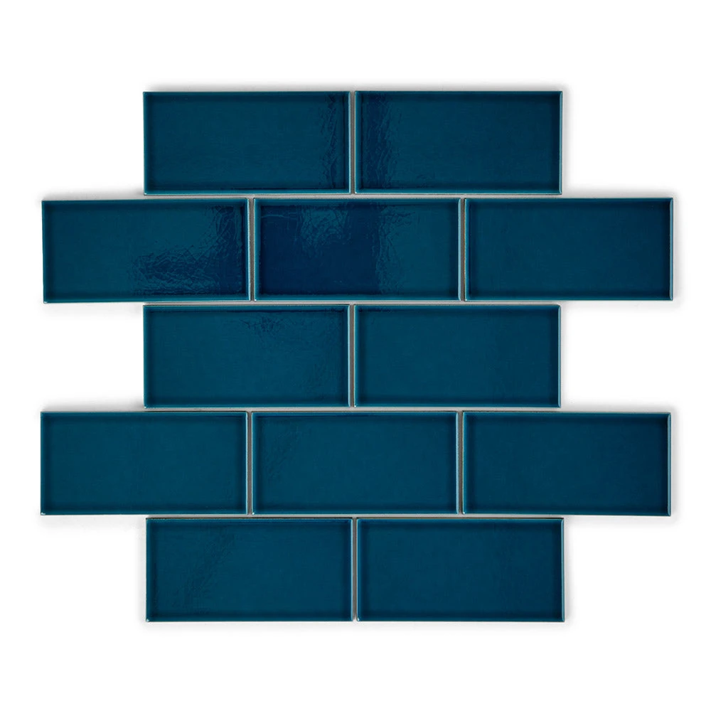 Albert's Peacock Blue Wall Tile 1 Albert's Peacock Blue Wall Tile