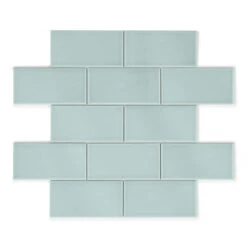 Arcade Crackle Duck Egg Wall Tile