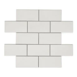 Arcade Crackle White Wall Tile
